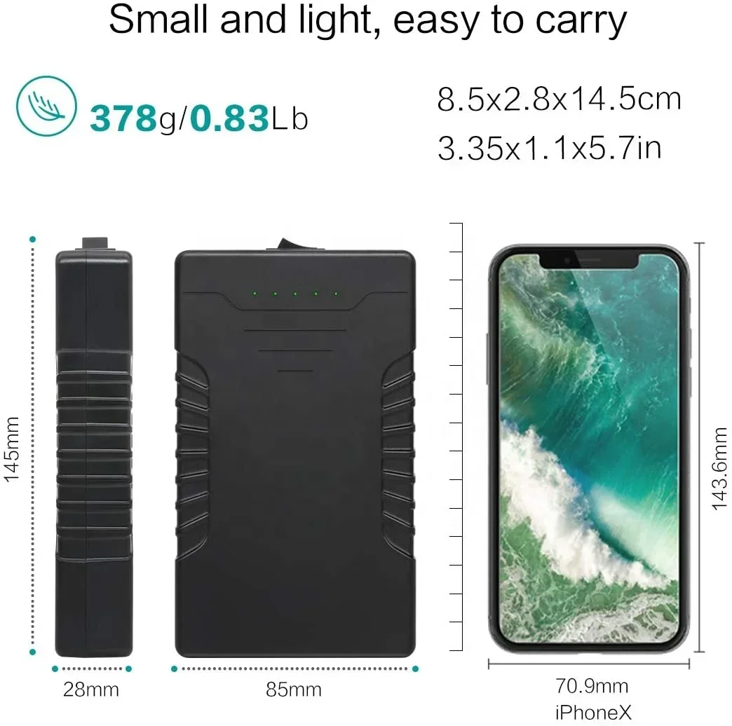 TalentCell с питанием от перезаряжаемой батареи 12 В/5 В (19200 мАч) USB-выход постоянного