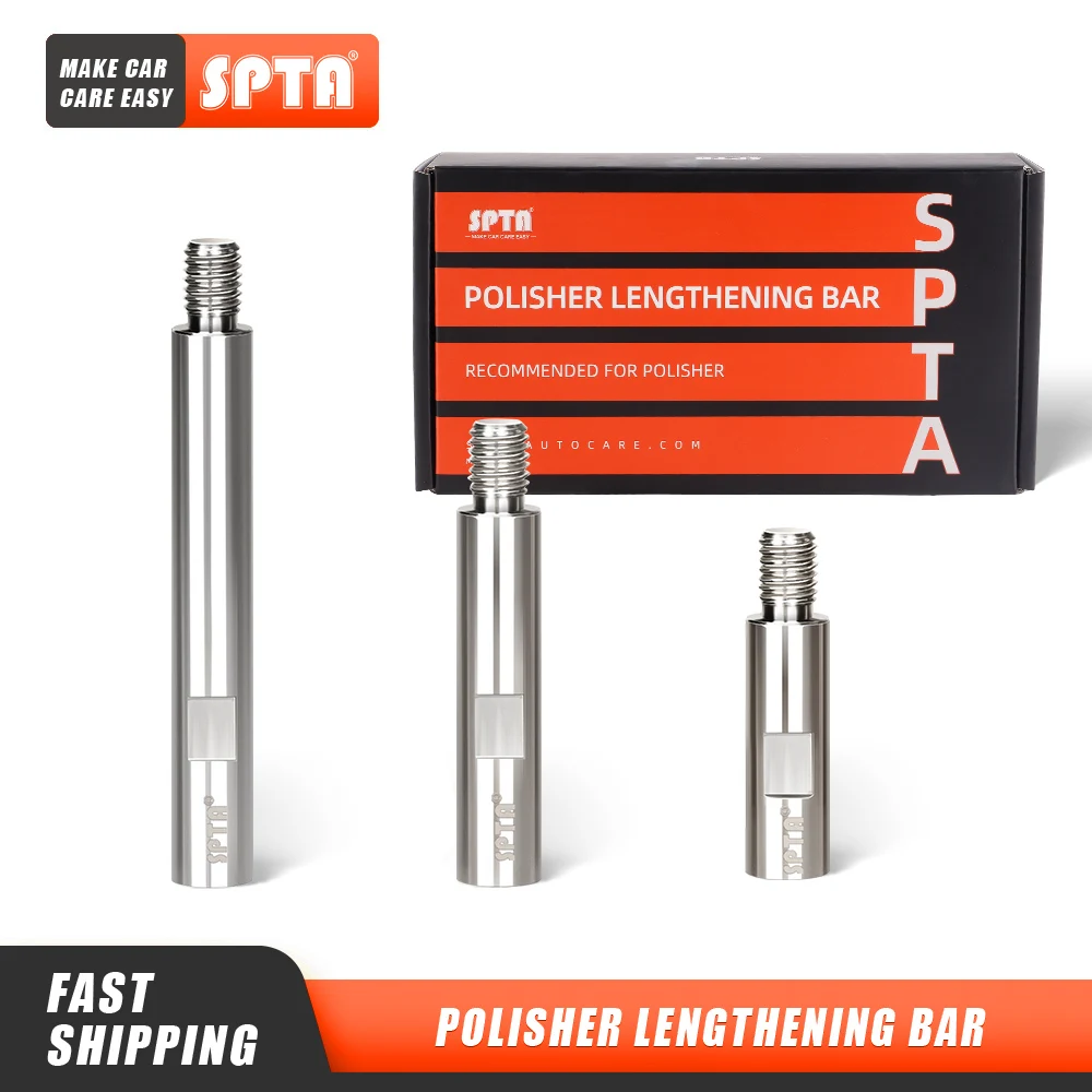 

Роторный удлинитель из нержавеющей стали SPTA, комплект соединителей, адаптер, угловая шлифовальная машина, роторный полировщик, Удлинительный вал, соединительный стержень