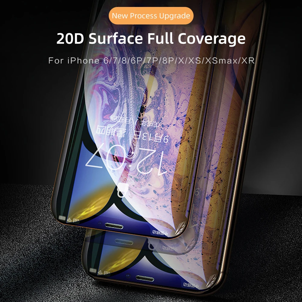 Защитное стекло для iPhone XS 11 12 13 Mini Pro Max XR 7 8 Plus SE | Мобильные телефоны и аксессуары