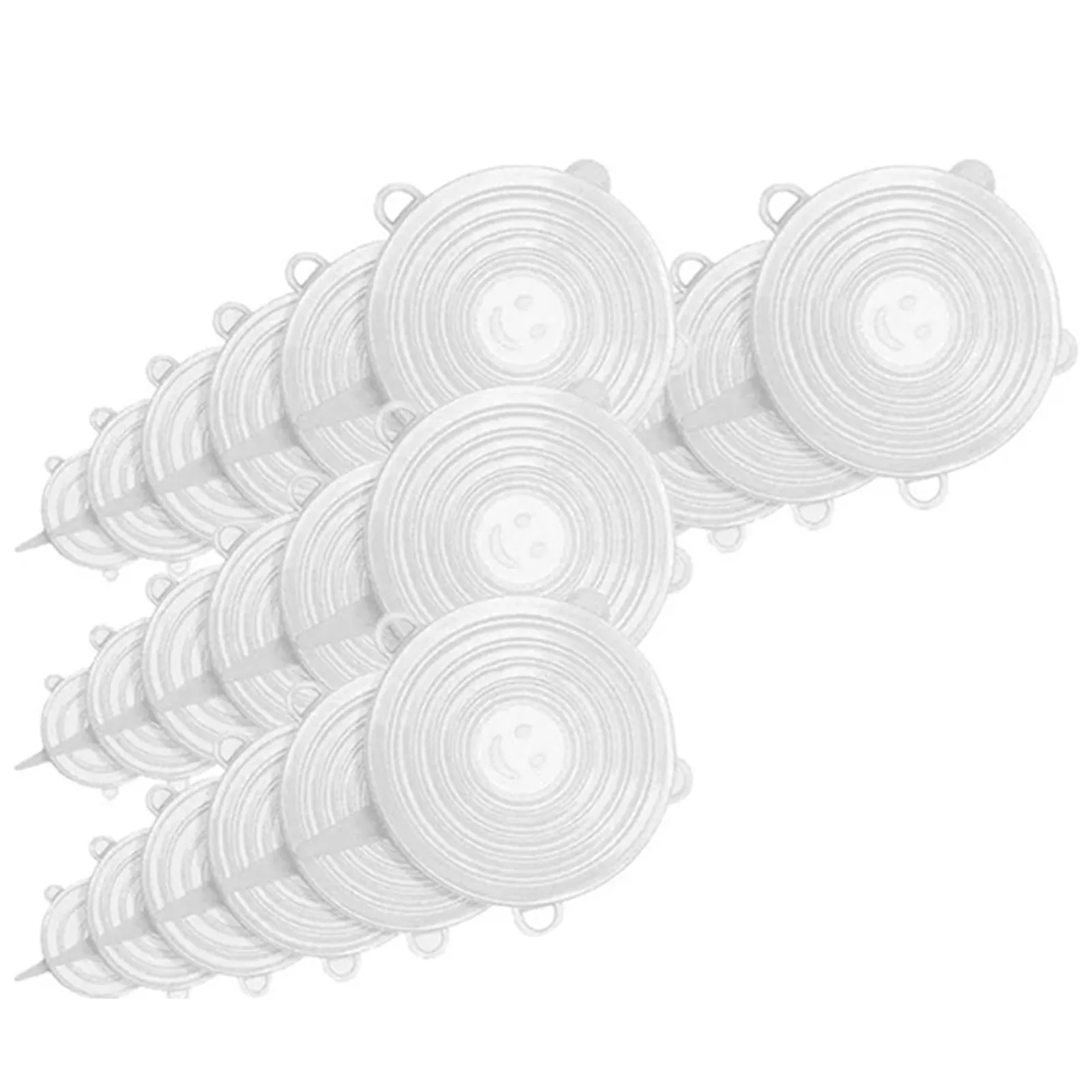 24 шт. Силиконовые эластичные крышки растягивающиеся высокотемпературные