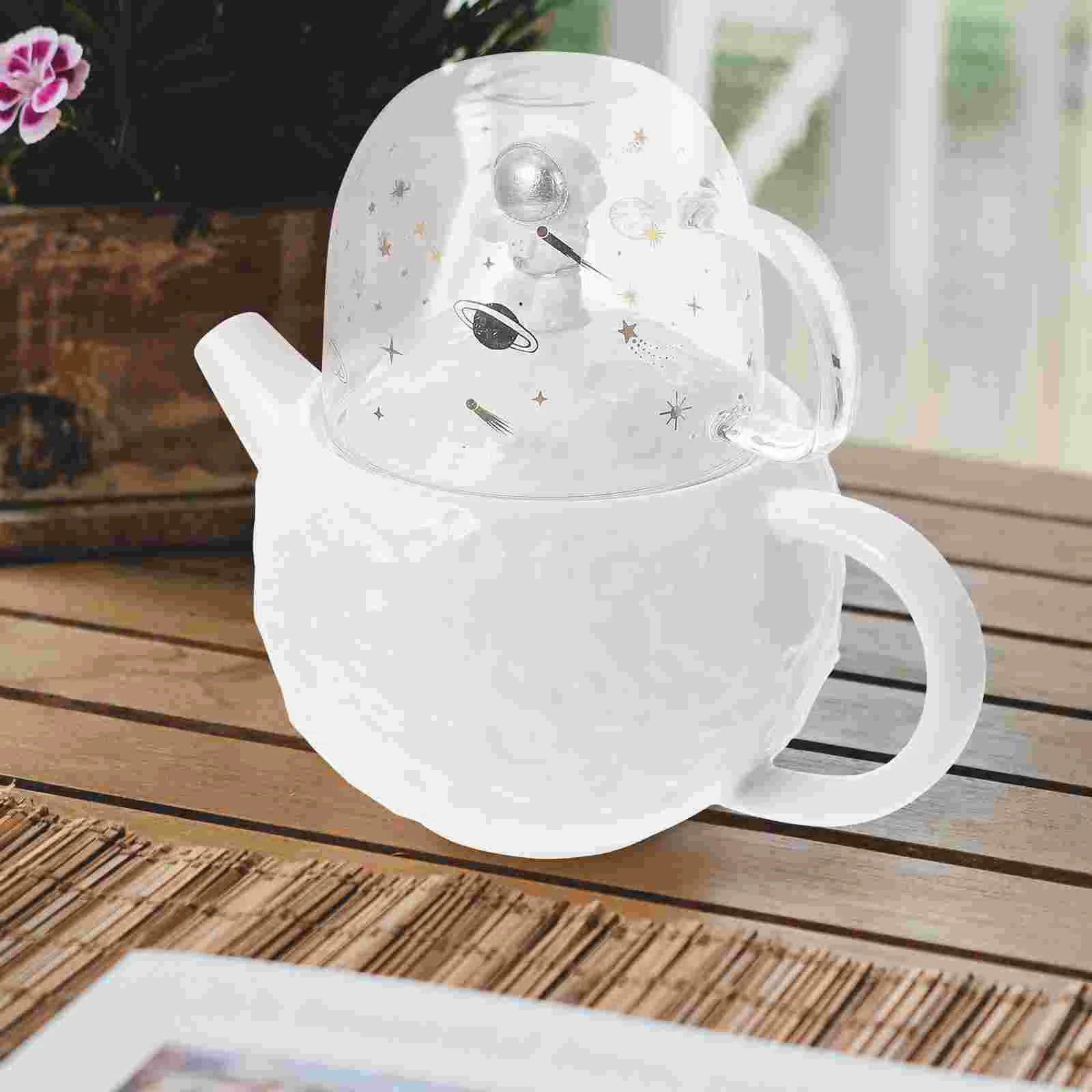 

1 Set of Adorable Astronaut Glass Water Cup Ceramic Water Bottle Jug Water Cup