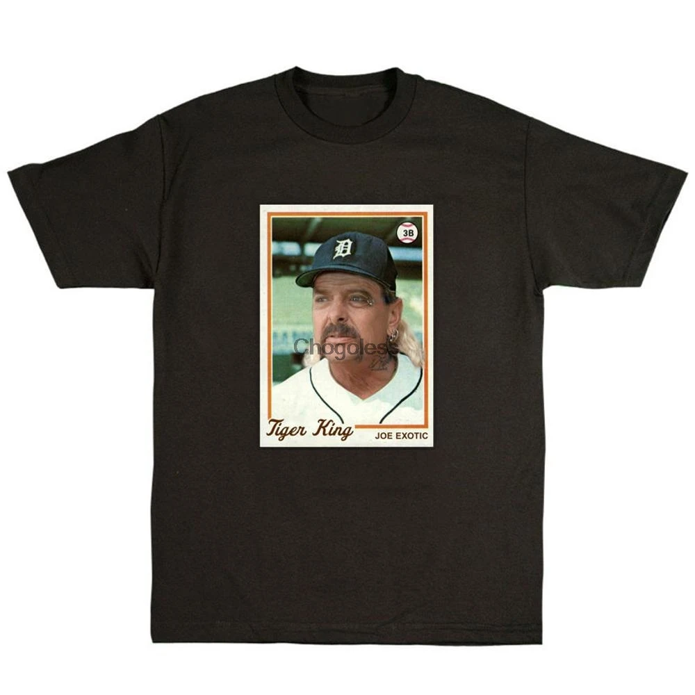 Экзотическая бейсбольная карточка-тройник Джоуи из Детройта тигрового короля |
