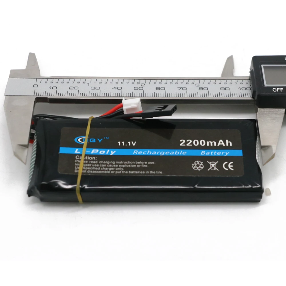 1 шт. BQY Power 11 V 3S 2200 mAh 8C RC Lipo батарея с разъемом Futaba/JR для радиомастера WFLY Flysky