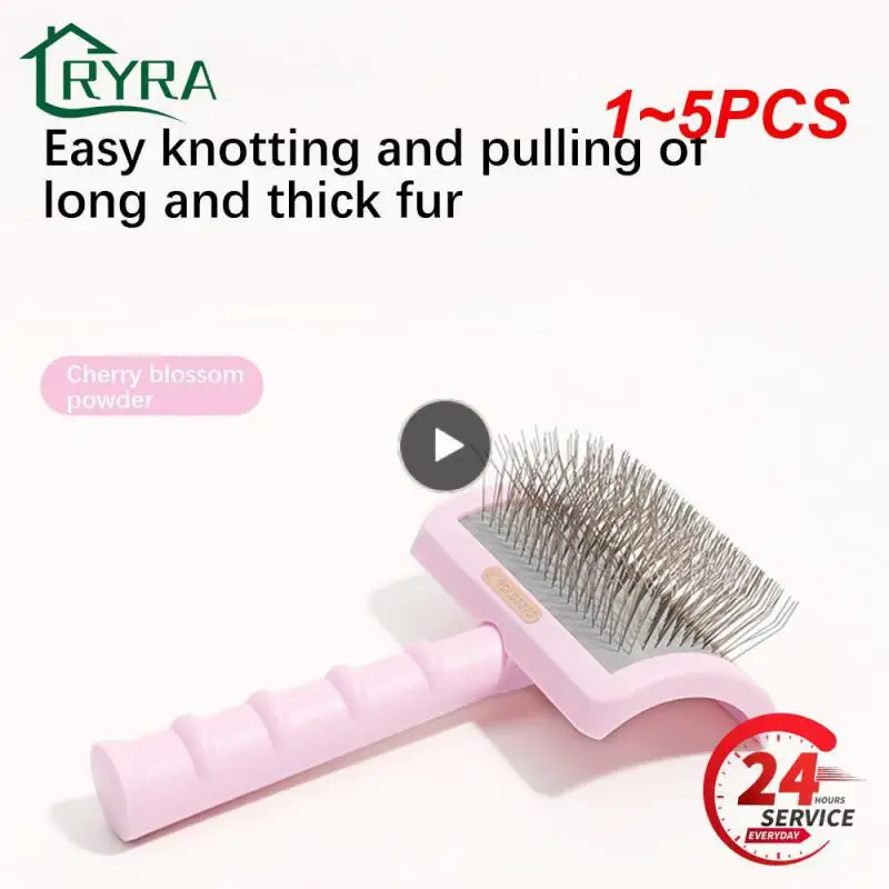 

1~5PCS Pet Dog Brush Comb Shedding Hair Remove Needle Cat Brush Combs Massage Grooming Tool Dog Cat Pet Cleaning Supplies