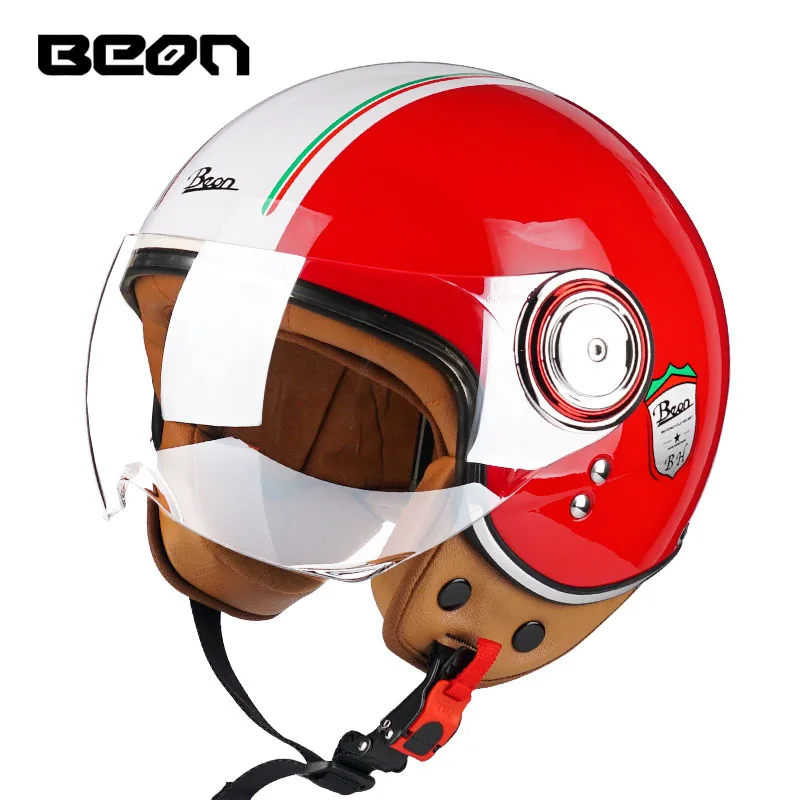 Electric Men's Motorcycle Helmet BEON E-Scooter Accessories Motocross Scooter Bicycle Moto Biker MOTO Helmets