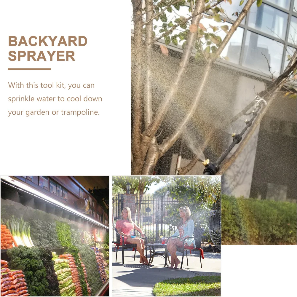 1 комплект система разбрызгивания заднего двора воды на батуте для охлаждения