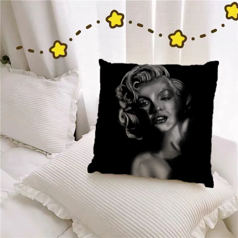Роскошный чехол для диванной подушки наволочка M-Мэрилин Монро Декоративная