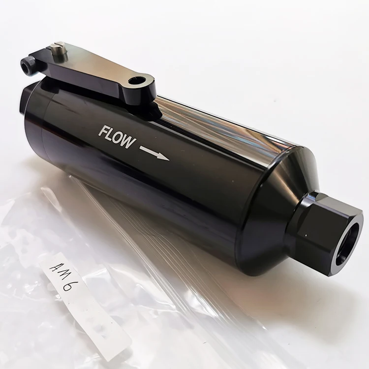 

Performance Part Black AN6 Fuel Shut Off Valve 6AN to 6AN Male Fitting Stainless Anodized 10 micron Billet Fuel Filter