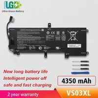 ugb new vs03xl battery for hp envy 15 as 15 as014wm 849047 541 hstnn ub6y tablet tpn i125 11 55v 52wh laptop battery