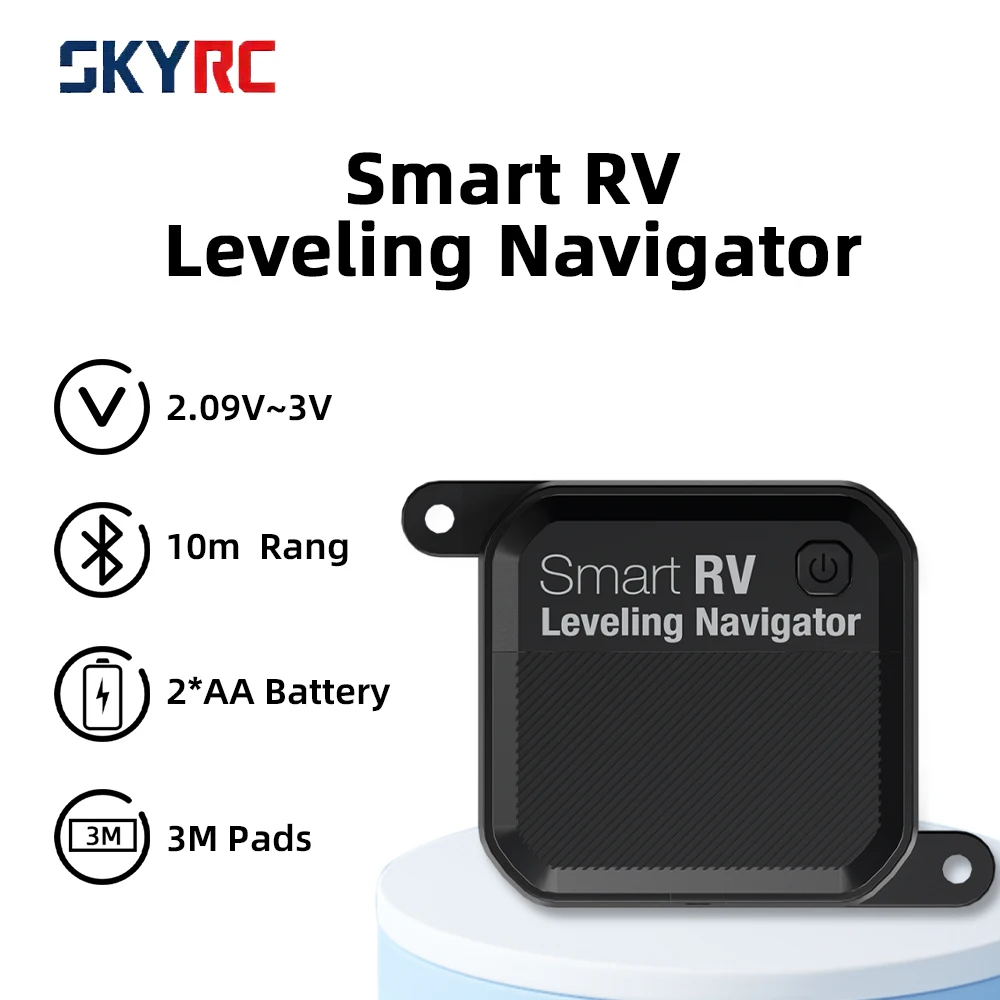 

SKYRC Smart RV Leveling Navigator RV Leveling Device 10 м Bluetooth для туристического прицепа спливающимся колесом/гибридный кемпер класса B CA