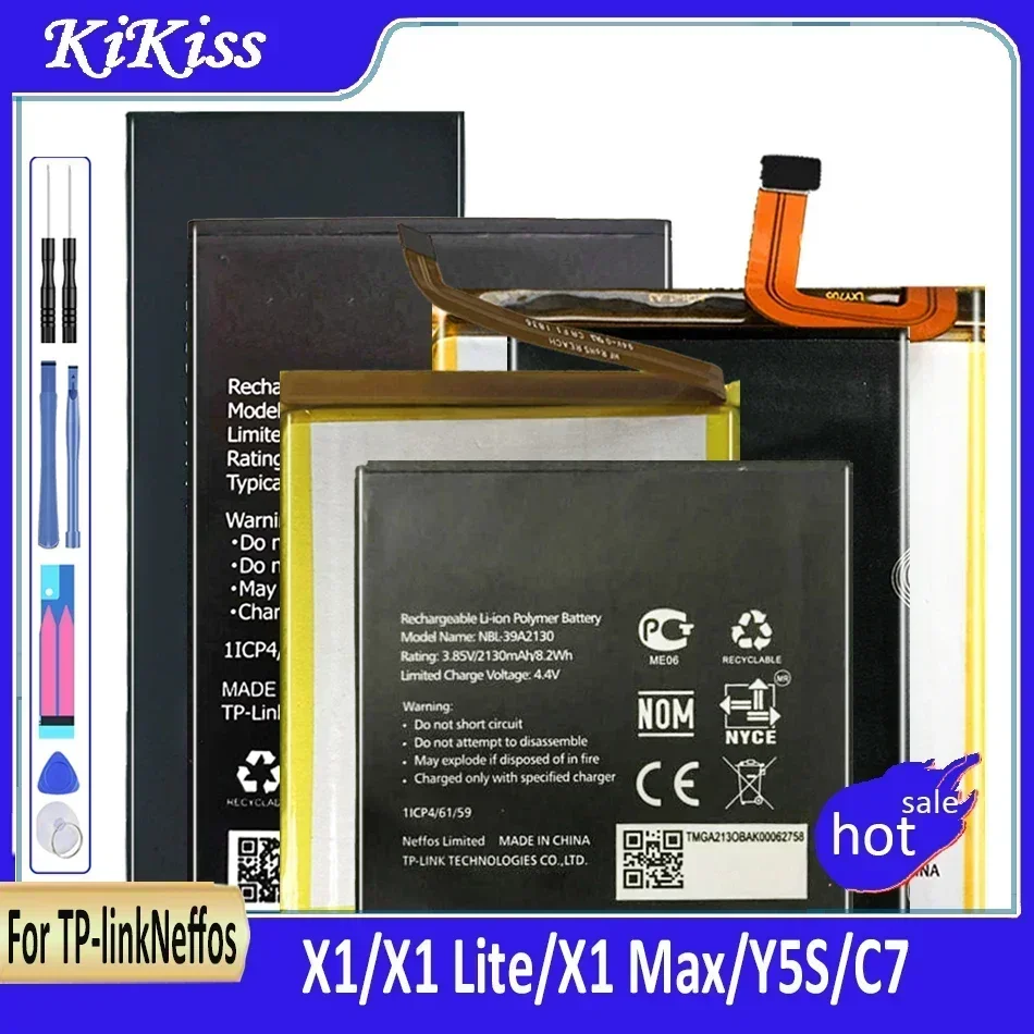 NBL-35B3000 NBL-38A2250 38A2500 40A2400 35A3000 Аккумулятор мобильного телефона для TP-linkNeffos C7 TP910A C X1 Max