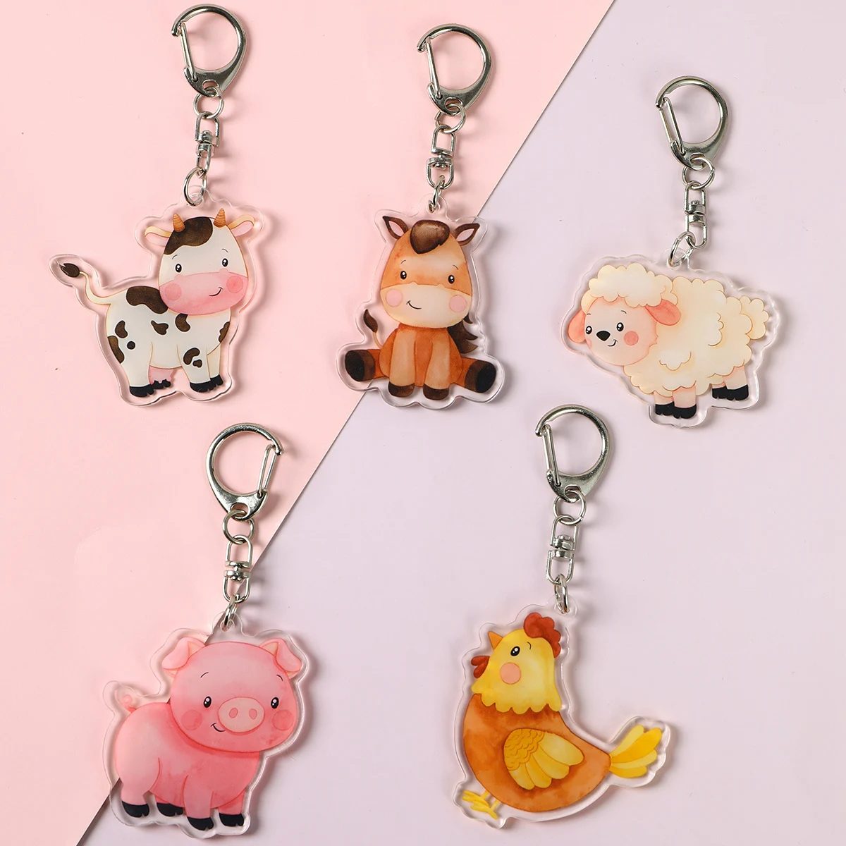 Брелки для ключей с животными из мультфильма