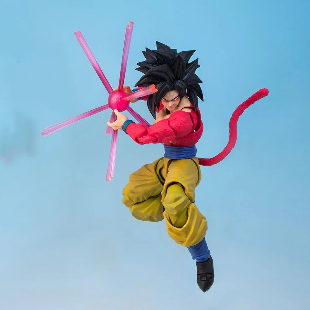 

SHF Dragon Ball GT Super Saiyan 4 Son Goku Articulated PVC Action Figure Collectible Toys 16cm