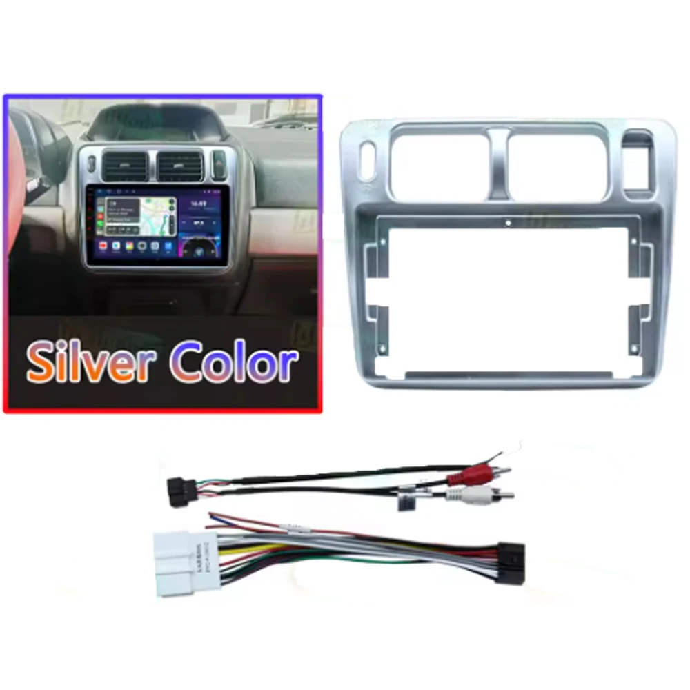 Фото Рамка-переходник 9 дюймов для Mitsubishi Pajero TR4, Pajero iO 1998-2007, Liebao Feiteng 2009-2013 для Android GPS MP5 стереоплеера 2 DIN №2