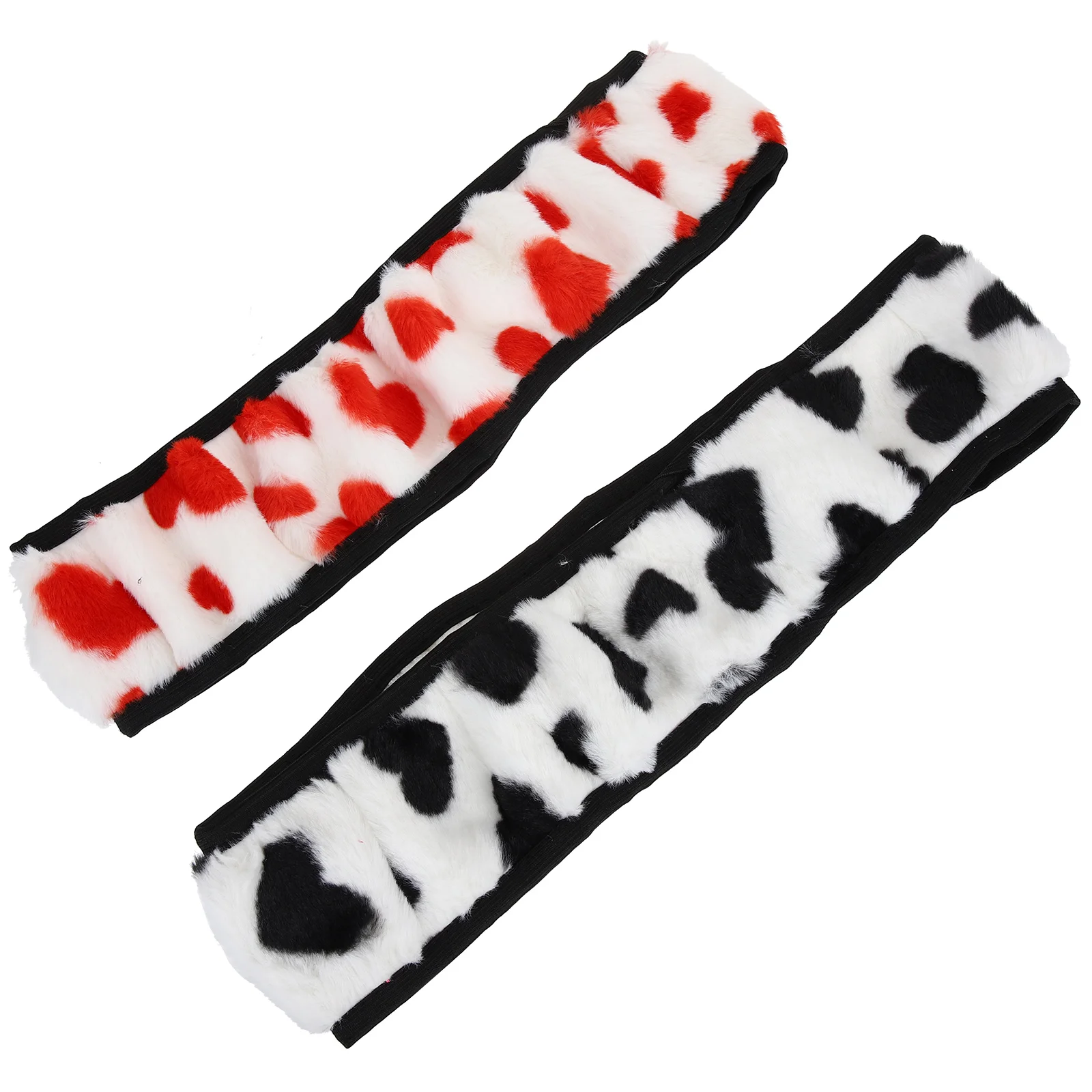 

2 Pcs Automotive Steering Wheels Steering Wheel Protectors Vehicle Steering Wheel Covers Plush Steering Wheel Cover