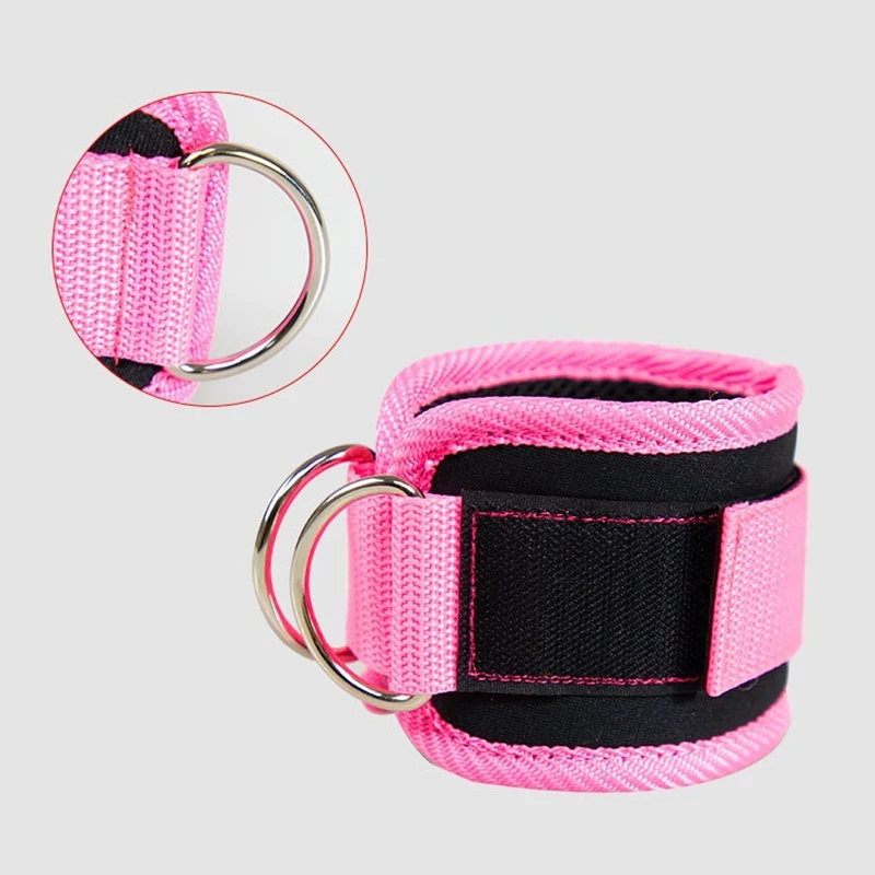 

Fitness Ring Ankle Straps Adjustable Weights Gym Foot Support Ankle Protector Leg Pulley with Buckle Sports Feet Guard