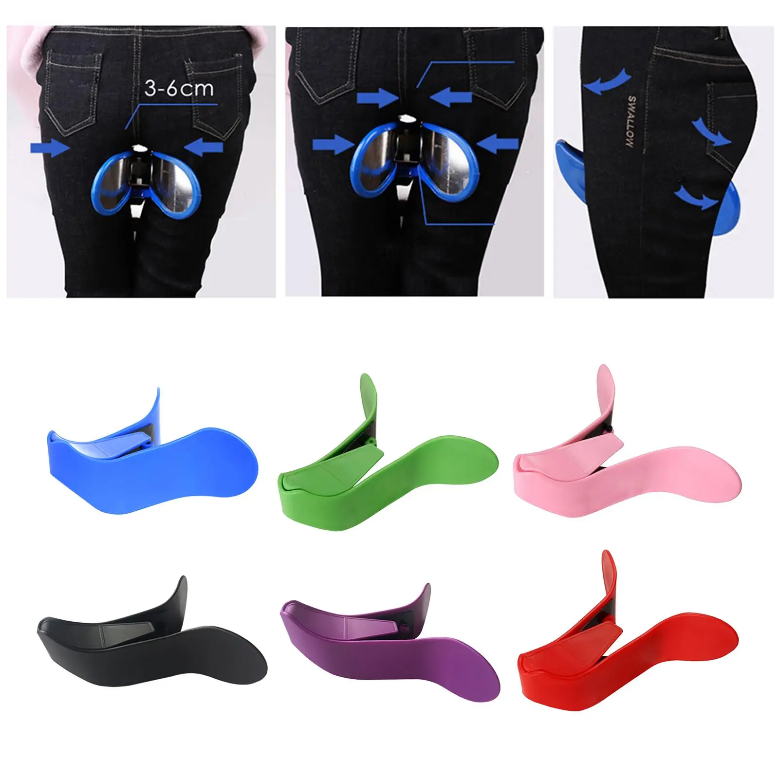 

Adjustable Hip Trainer Clip Muscle Inner Thigh Buttock Exerciser Fitness