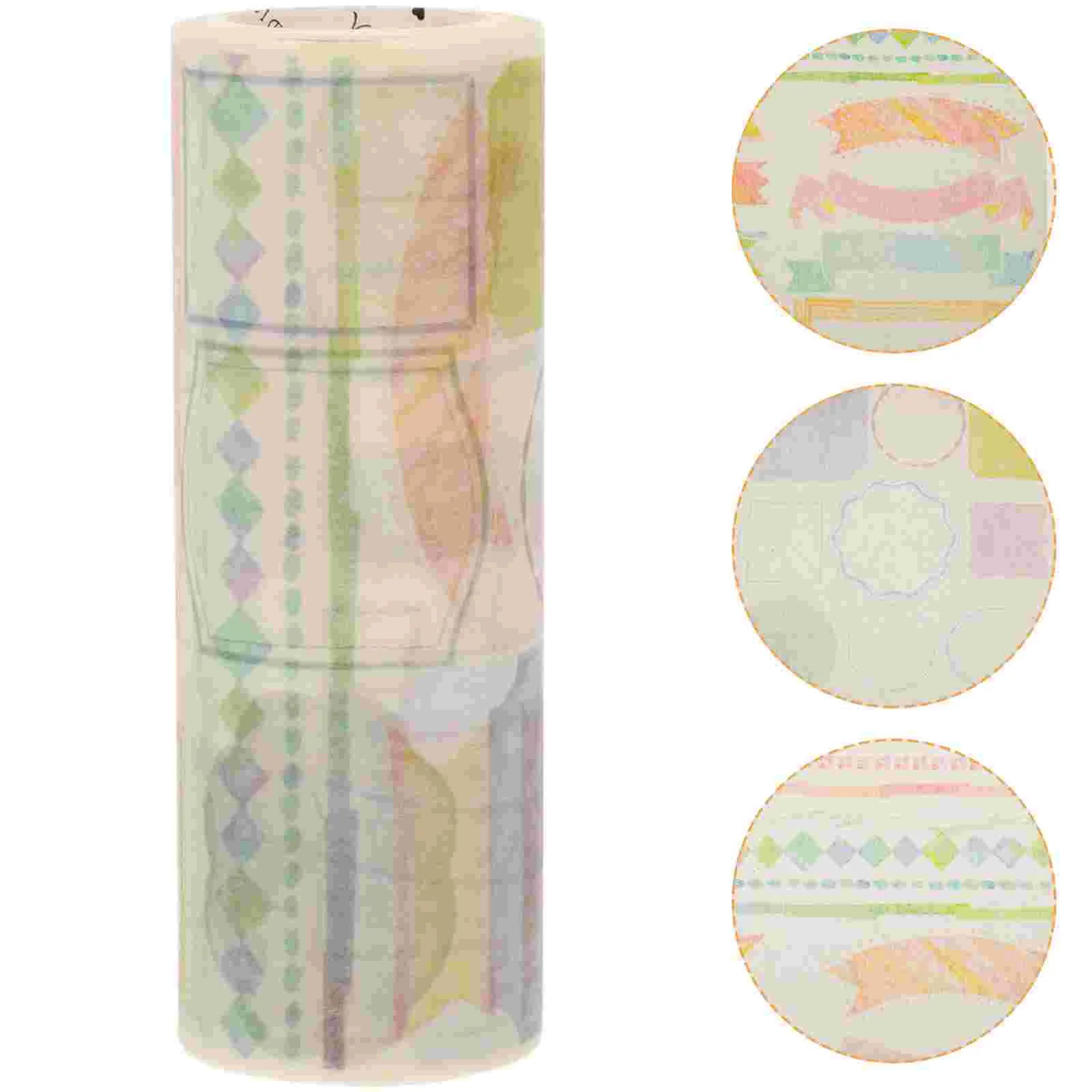 

Лента Washi, Маскировочная наклейка, подарок «сделай сам», бумажные декоративные японские клейкие ленты для упаковки, самодельные наклейки, б...