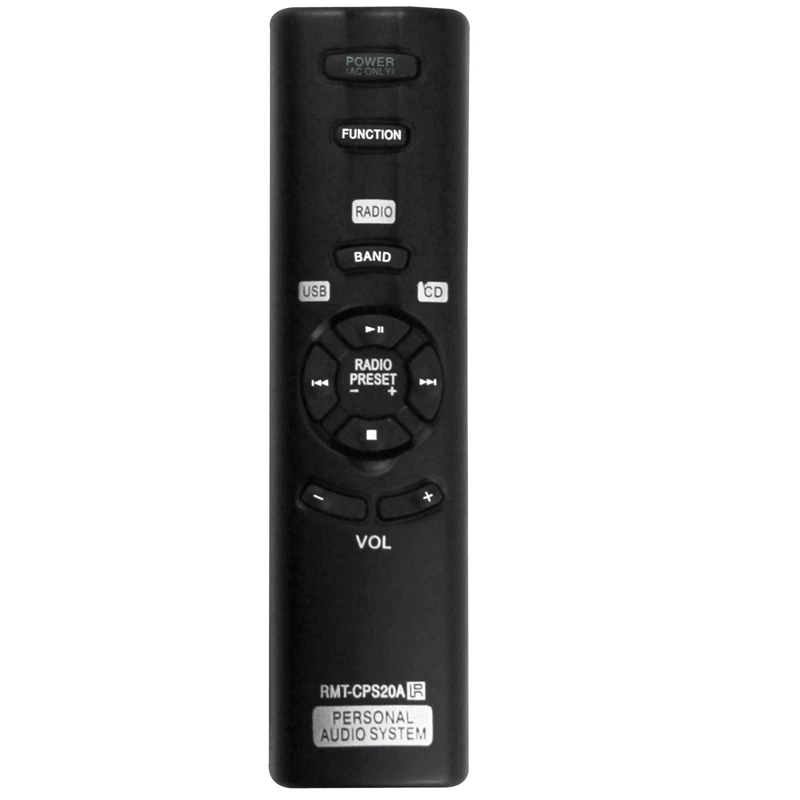 

RMT-CPS20A RMTCPS20A Replace Remote Control For Sony Personal Audio System ZSPS20CP