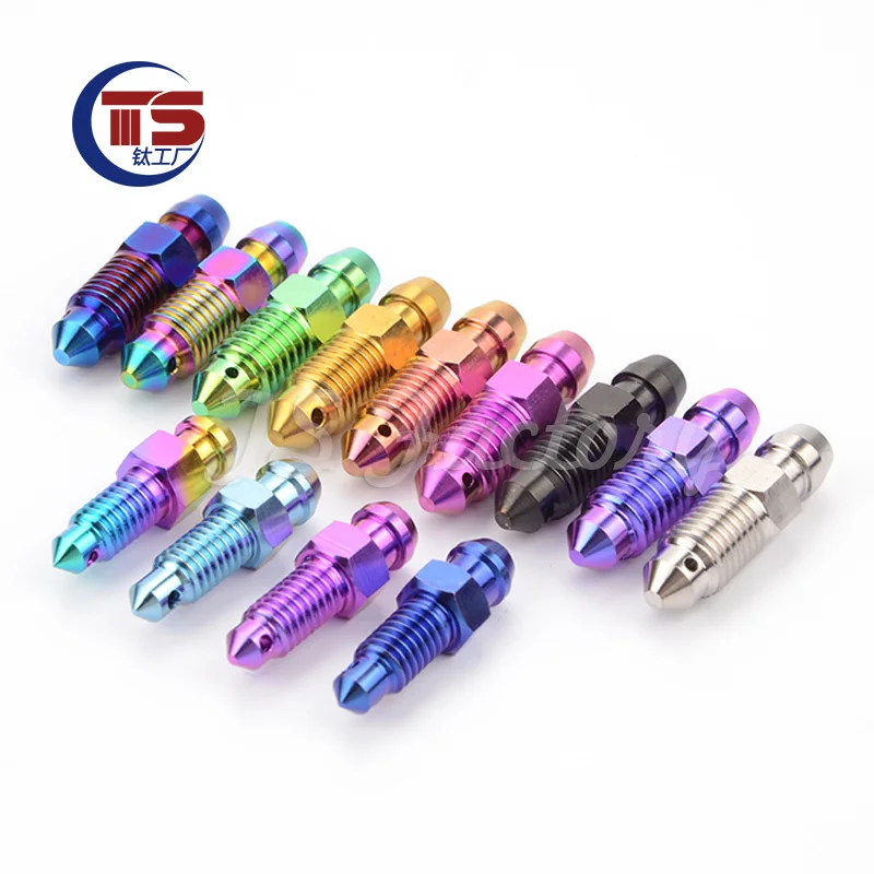 TS 10 шт. болт из титанового сплава шаг 1 0 ммM6 M7 M8 M10 гидравлическое масло дисковый