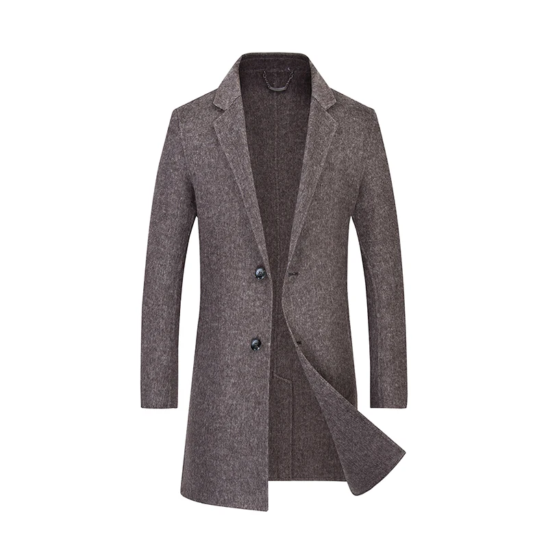 

2022 модный мужской повседневный деловой тренчкот из смешанной шерсти Мужское пальто для отдыха мужские панковские стильные смешанные пылезащитные пальто 013