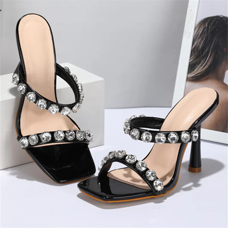 

Популярные женские тапочки 2022, босоножки с ремешком на пятке, однотонные летние сексуальные женские Тапочки