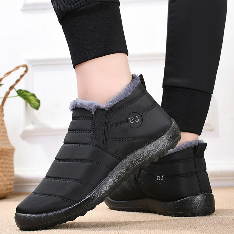 

Мужские ботинки для снега, походная обувь, Мужская армейская зимняя обувь, Теплая мужская обувь на меху, повседневные мужские ботинки, обувь...