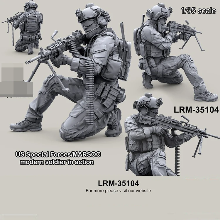 

Модель солдата из смолы 1/35, военная тема, современные фигурки спецназа США 3, 925