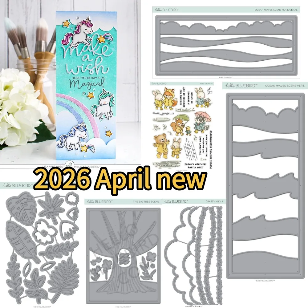 Фото Новые металлические вырубные штампы Jungle Littles Stamp 2026 для скрапбукинга, декора дневников, тиснения, шаблон для самостоятельного изготовления открыток ручной работы №1