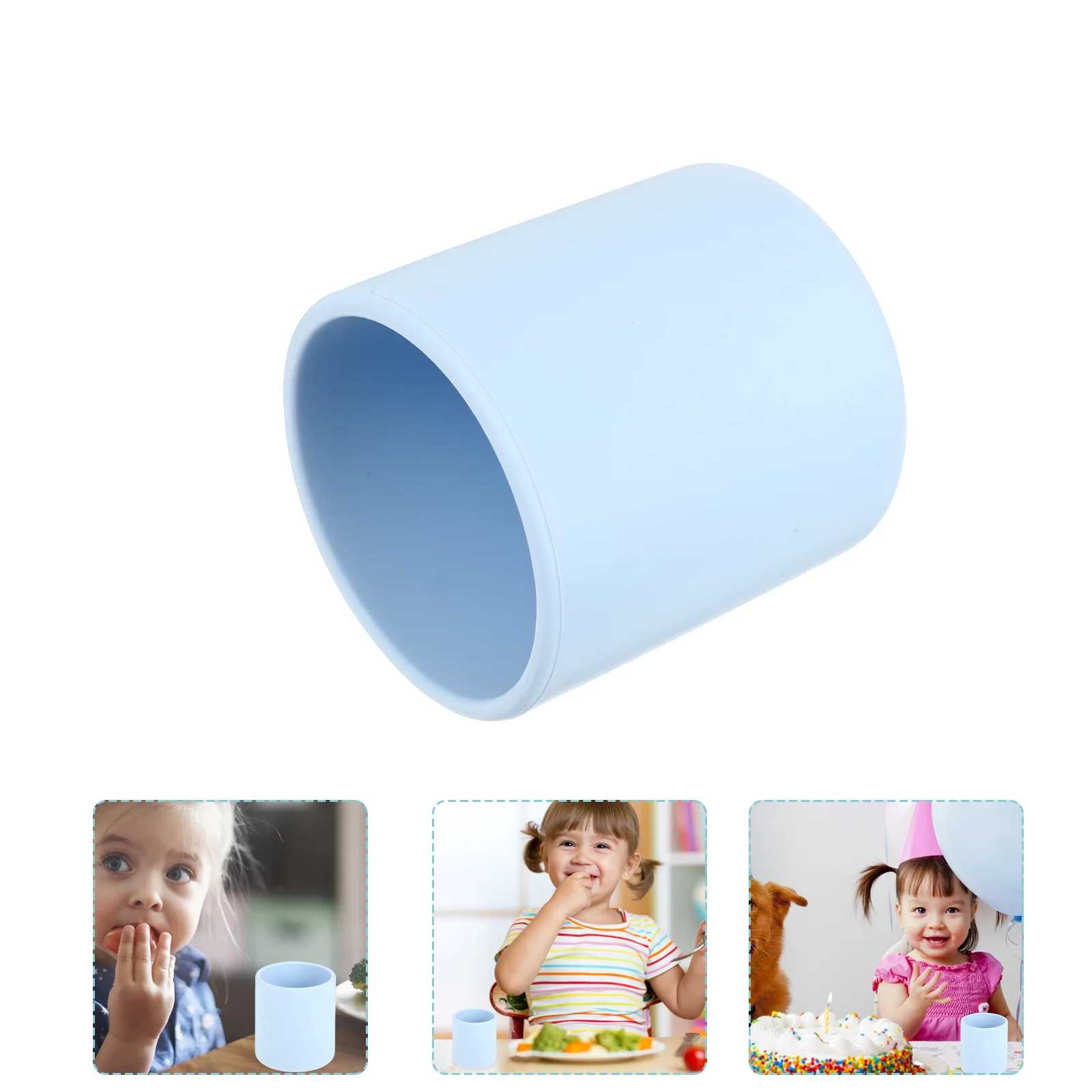 

Чашка детская с питьевой водой, детская развивающая кружка для малышей, силиконовый стакан для новорожденных, детская тренировочная Изолир...
