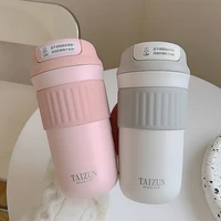 high quality thermal cup for coffee coffee cup stainless steel vacuum flask bouncing lid water cup thermal mug