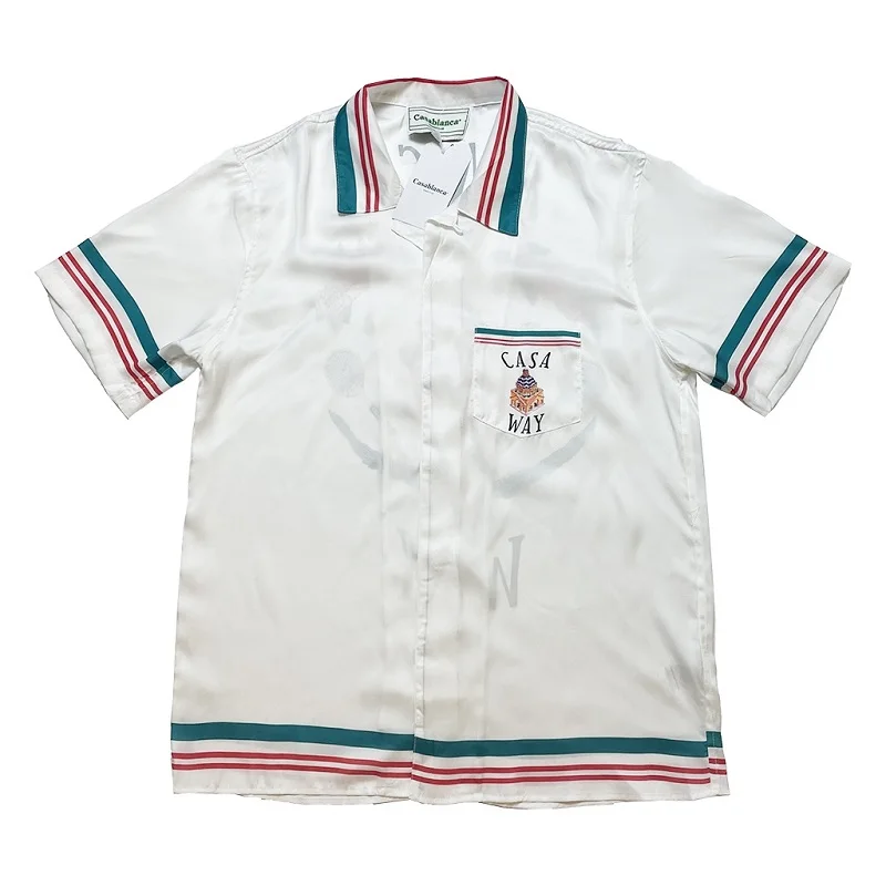 

CASABLANCA Top Short Sleeve Shirt New 2023 CASABLANCA Casual Men Clothing