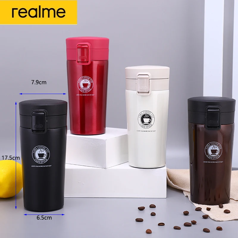 

Термокружка для кофе Realme, Термокружка Из Нержавеющей Стали С термостаканом