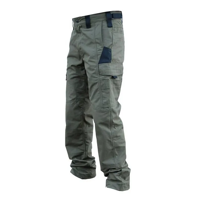 

Multi-Pocket Mens Tactics Pants Military Cargo Outdoor Hiking Trousers Wear-Resistant Training Overalls Cotton Pants Autumn New