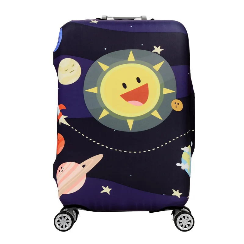 Child Cartoon Travel  Luggage Cover Thicken Elastic Color Trolley Suitcase Protective Cover Travel Accessories for 19-32inch