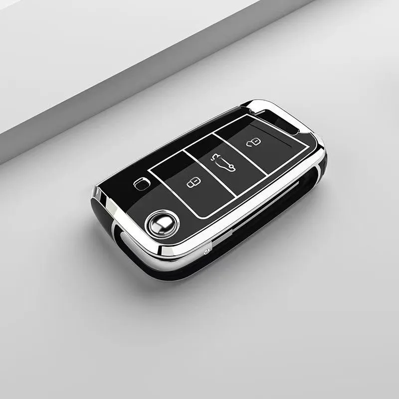 

Автомобильный Складной Чехол Из ТПУ Для VW Volkswagen Golf 7 MK7 Tiguan MK2 SEAT Ateca Leon FR Ibiza Skoda Octavia A7 - Автом...