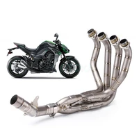 2010 2020 motorcycle exhaust front full system z1000 manifold slip on modified silencer titanium alloy muffler header collector