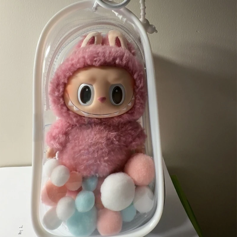 Виниловый защитный чехол Labubu Hd Аниме Аксессуары для кукол Macaron Spring Wild Home Series