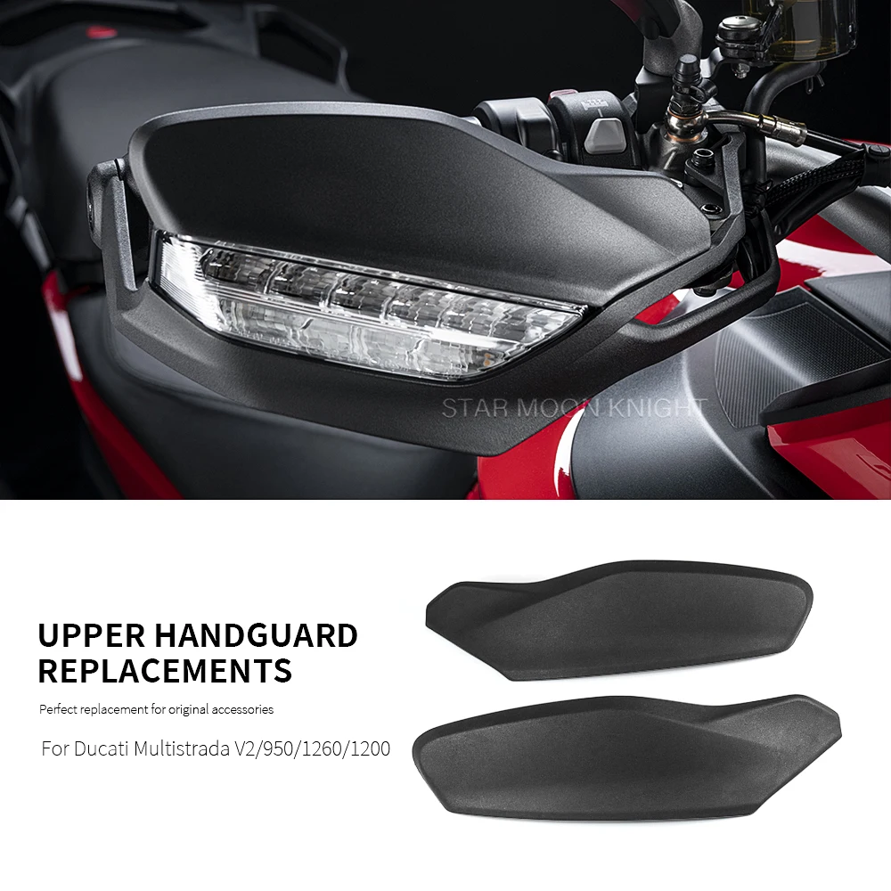 

Motorcycle Accessories Upper Handguards Hand Guards Fairing Kit Protector Windshield For Ducati Multistrada 950 1200 1260 V2