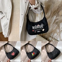 women luxury underarm shoulder bags fashion handbag nurse print daily design totes coin purse pouch organizer hobo shoulder bag