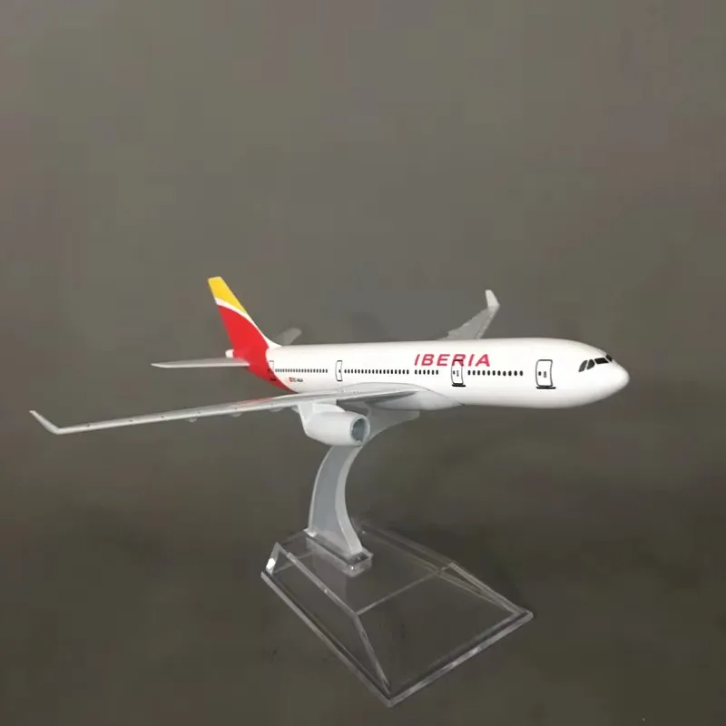 16 см A330 Iberia Airways Airbus масштаб 1/400 литая металлическая модель самолета 330 детский