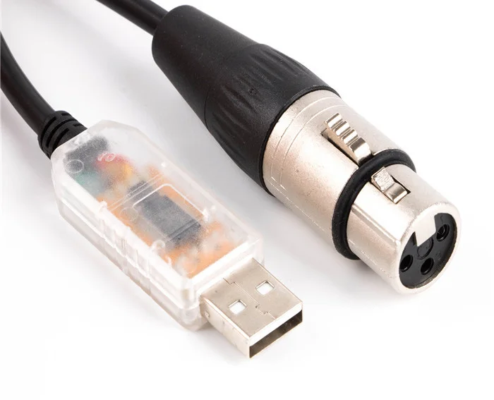 Адаптер интерфейса FTDI USB к DMX светодиодный DMX512 компьютерное оборудование для