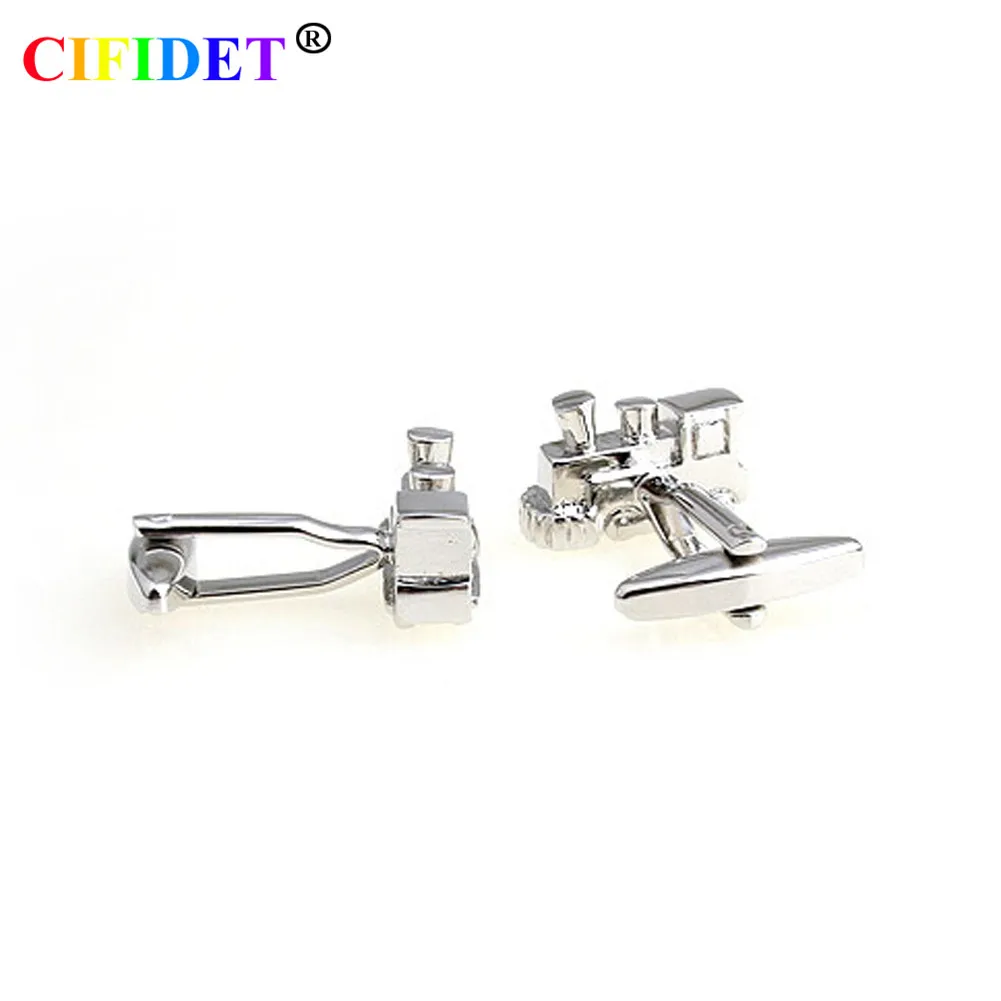 Новинка мужские запонки CIFIDET модные для рубашек со шлейфом с бархатной сумкой и
