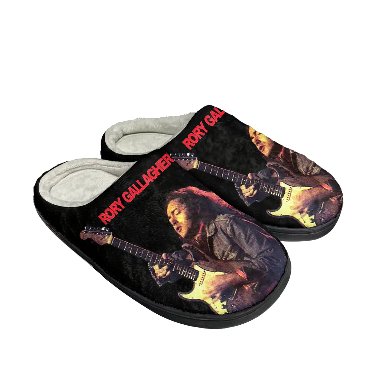 

Rory Gallagher Music Pop Home Cotton Custom Slippers Mens Womens Sandals Plush Bedroom Casual Keep Warm Shoes Thermal Slipper