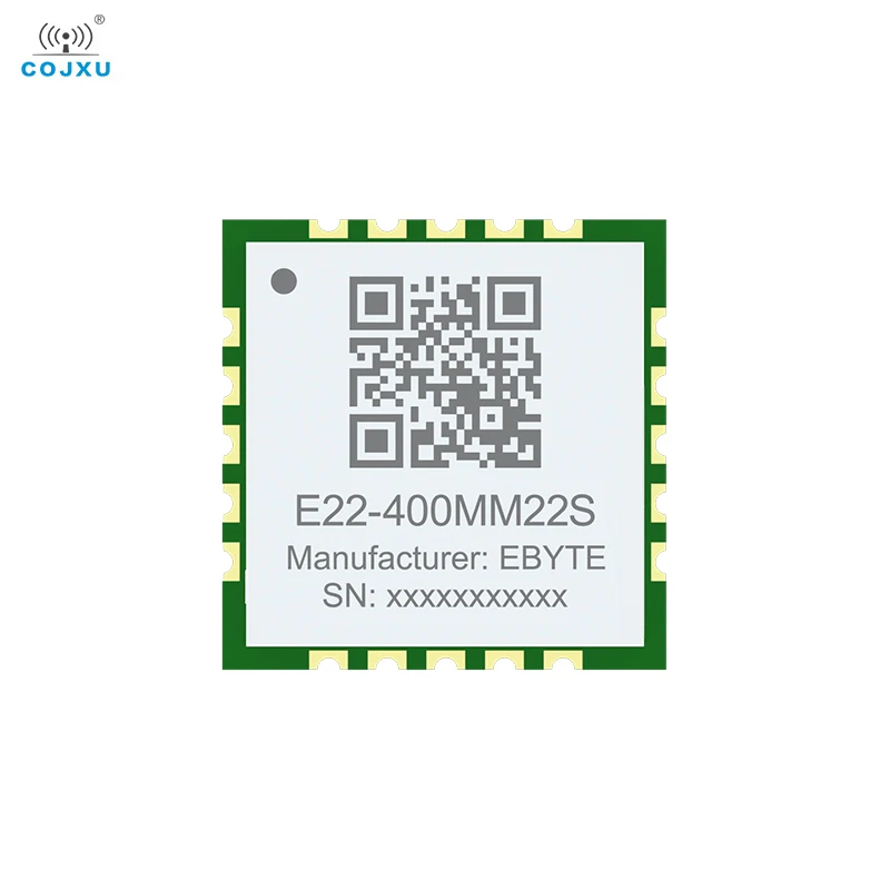 Модуль LoRa SX1262 SX1268 433 МГц 470 МГц 868 МГц COJXU E22-400/915 мм 22s Ультра маленький размер SMD с низким энергопотреблением