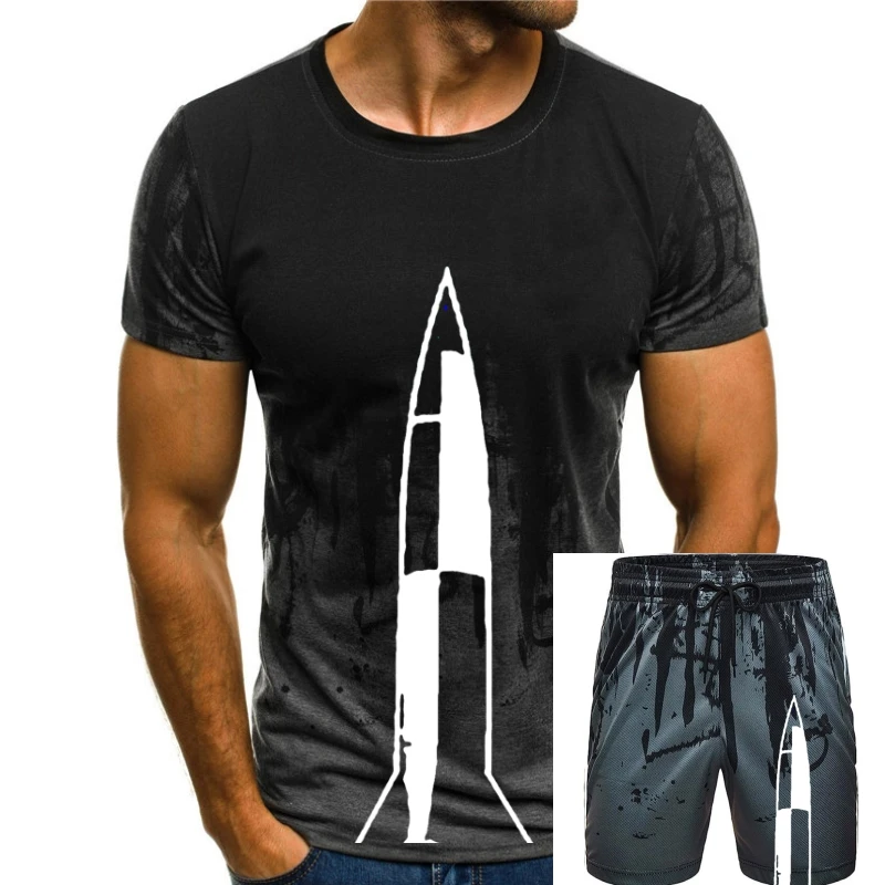 

Новинка 2020, хлопковая Футболка V2, точечный агрегат 4 A4 space rocket Wh Zweiter Weltkrieg, летняя футболка