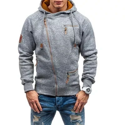 

NEW IN Mens Hoodies Fashion Mens Zipper Sweatshirt Slim Bomber Jackets Mens Hoodie Hip Hop Hoodies Sportswear Tracksuit Clothing