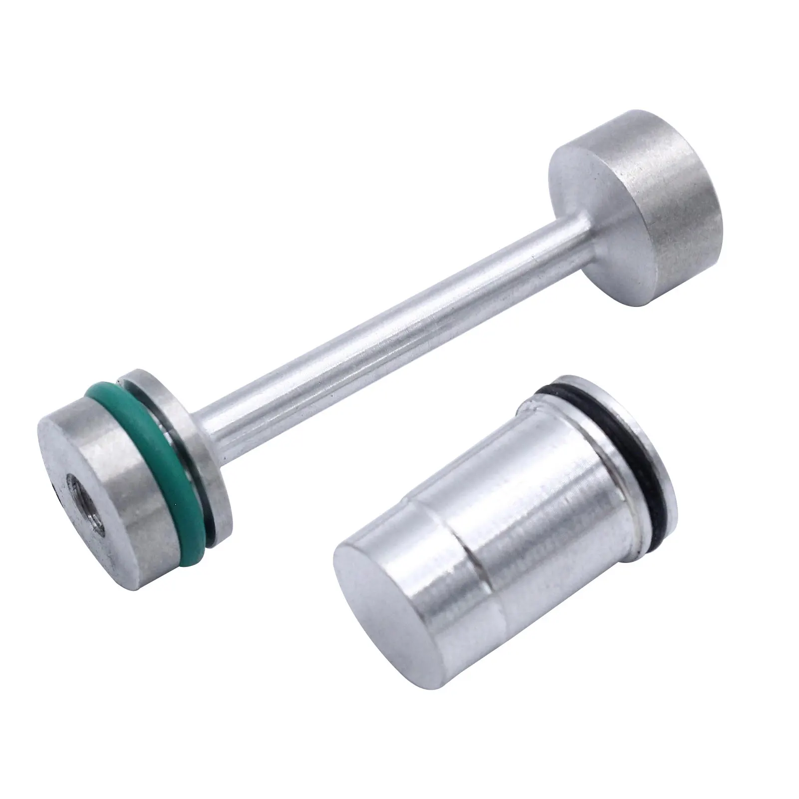 

Durable Silver Aluminum Alloy Replacement Parts Oil Diverter Barbell Billet Car Spare Engines Auto Fit For LS1 LS2 LS3