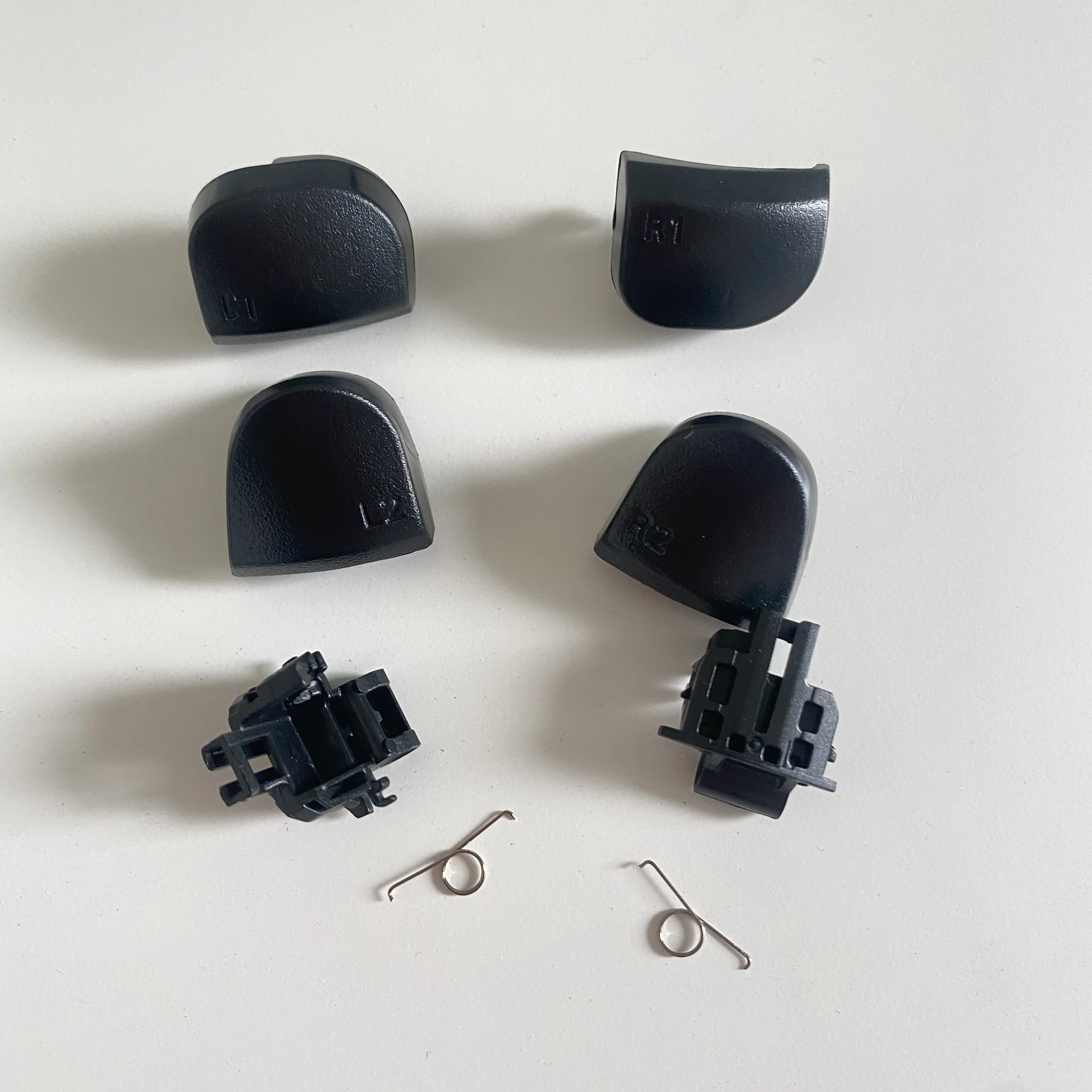

20sets for Sony Playstation 5 PS5 controller L1 R1 L2 R2 trigger button kit for PS 5 with LR holder frame spring