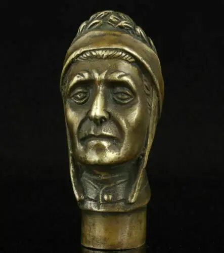 Старый цвет бронзовая Обычная американская статуя трость